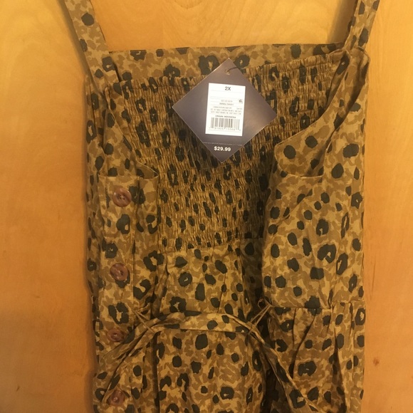 New with tags Women’s Ava & Viv cheeta‎ dress - Picture 6 of 6